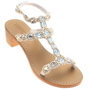 Mystique Corfu Jeweled Sandals